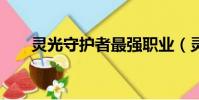 靈光守護者最強職業(靈光守護者2)