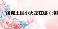 洛克王國小火龍在哪(洛克王國小火龍)