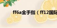 ff6a金手指(ff12國際版金手指)