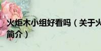 火炬木小組好看嗎(關于火炬木小組好看嗎的簡介)