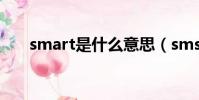 smart是什么意思(sms是什么意思)