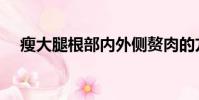 瘦大腿根部內外側贅肉的方法(瘦大腿)