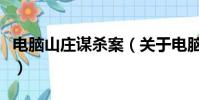電腦山莊謀殺案(關于電腦山莊謀殺案的簡介)