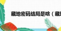 藏地密碼結局是啥(藏地密碼結局)