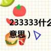 233333什么意思網絡流行語（233333什么意思）