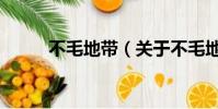 不毛地帶(關于不毛地帶的簡介)