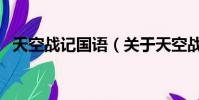 天空戰記國語(關于天空戰記國語的簡介)