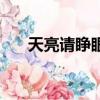 天亮請睜眼（關于天亮請睜眼的簡介）