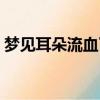 夢見耳朵流血了是什么意思（夢見耳朵流血）