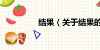 結果(關于結果的簡介)