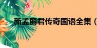 新孟麗君傳奇國語全集(新孟麗君傳)