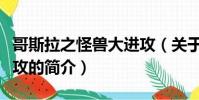 哥斯拉之怪獸大進攻(關于哥斯拉之怪獸大進攻的簡介)