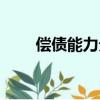 償債能力分析報告（償債能力分析）