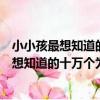 小小孩最想知道的十萬個為什么:美麗自然(關于小小孩最想知道的十萬個為什么:美麗自然簡介)