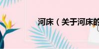 河床(關于河床的簡介)