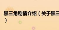 黑三角劇情介紹(關于黑三角劇情介紹的簡介)