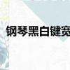 鋼琴黑白鍵寬度一樣嗎?（鋼琴黑白鍵寬度）