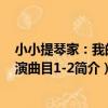 小小提琴家：我的表演曲目1-2（關于小小提琴家：我的表演曲目1-2簡介）