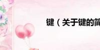 鍵(關于鍵的簡介)