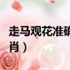 走馬觀花準確猜一生肖（走馬觀花打一準確生肖）
