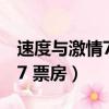 速度與激情7票房全球票房排名（速度與激情7 票房）