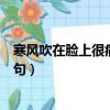 寒風吹在臉上很痛改成夸張句（寒風吹到臉上很痛改為夸張句）