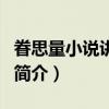 眷思量小說講什么（關于眷思量小說講什么的簡介）