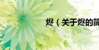燼(關于燼的簡介)