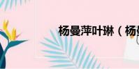 楊曼萍葉琳(楊曼萍)
