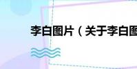 李白圖片(關于李白圖片的簡介)