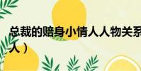總裁的賠身小情人人物關系(總裁的賠身小情人)