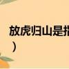 放虎歸山是指哪個生肖（放虎歸山是什么生肖）