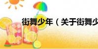 街舞少年(關于街舞少年的簡介)