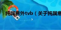 純屬意外tvb(關于純屬意外tvb的簡介)