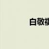 白敬祺（關于白敬祺的簡介）