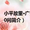 小平故里·廣安100問（關于小平故里·廣安100問簡介）