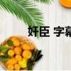 奸臣 字幕（關于奸臣 字幕的簡介）