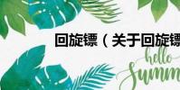 回旋鏢(關于回旋鏢的簡介)
