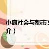 小康社會與都市文化建設（關于小康社會與都市文化建設簡介）
