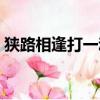 狹路相逢打一動物生肖（狹路相逢打一生肖）