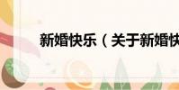 新婚快樂(關于新婚快樂的簡介)
