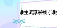 誰主沉浮崇禎(誰主沉浮)