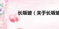 長坂坡(關于長坂坡的簡介)
