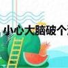 小心大腦破個洞（關于小心大腦破個洞簡介）