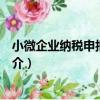 小微企業納稅申報一本通（關于小微企業納稅申報一本通簡介）