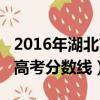2016年湖北高考分數線及位次（2016年湖北高考分數線）