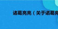 諸葛亮亮(關于諸葛亮亮的簡介)
