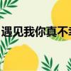 遇見我你真不幸講的什么（遇見我 你真不幸）
