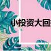 小投資大回報（關于小投資大回報簡介）