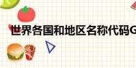 世界各國和地區名稱代碼GBT2659-2000